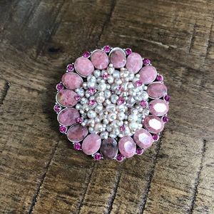 Decorative Stone Brooch